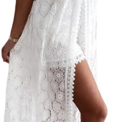 Robe Blanche Longue Boheme Chic image 13 | Soirée Blanche