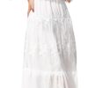 Robe Blanche Longue Dentelle