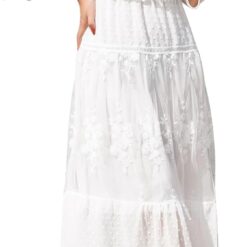 Robe Blanche Longue Dentelle Robe Blanche Longue Dentelle