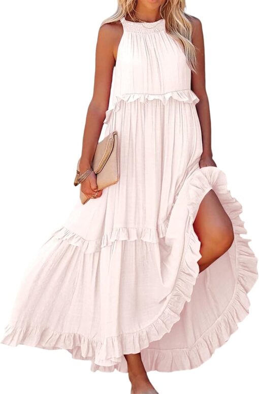 Robe Mi Longue Blanche