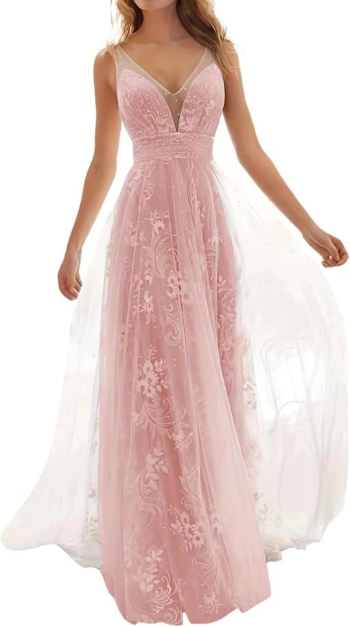 Robe De Soirée Dentelle Blanche