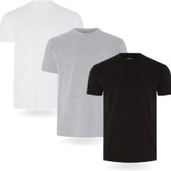 Triple Set ou Lot de 5 pièces de T-Shirts pour Hommes FM London en 100% Coton de Grande Qualité Triple Set ou Lot de 5 pièces de T-Shirts pour Hommes FM London en 100% Coton de Grande Qualité