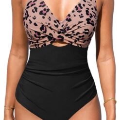 Maillot de Bain Élastique aux Lignes Maillot de Bain Élastique aux Lignes
