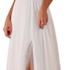 Robe Mariée Fendue Blanche