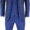 Costume Homme Blanc Brillant