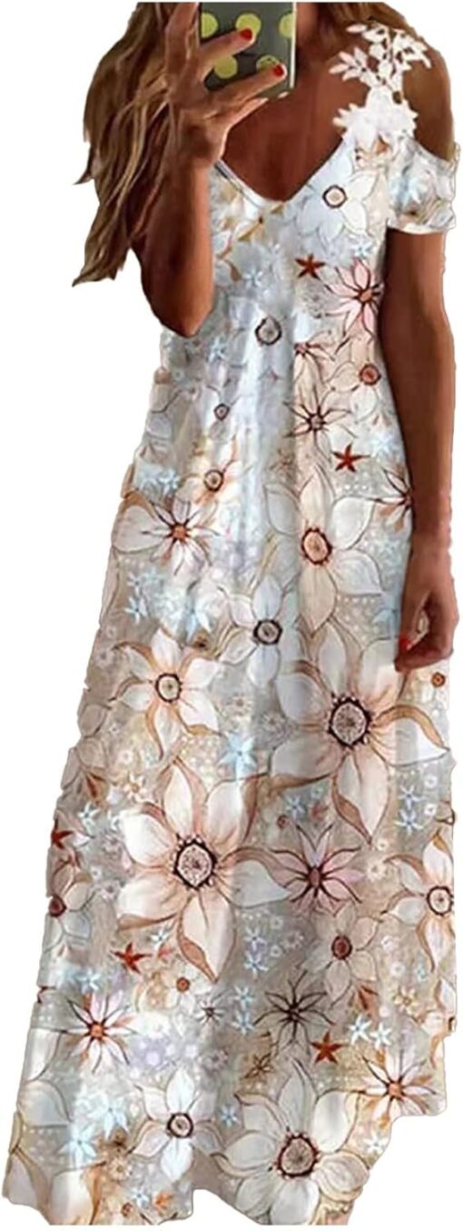 Robe Blanche Hippie Boheme