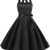Robe De Cocktail Noire Et Blanche
