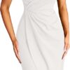 Robe de mariée ajustée à bretelles spaghetti avec perlage