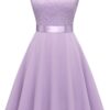 Robe Blanche Cocktail Grande Taille