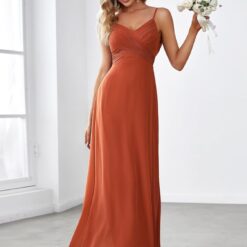 Robe de demoiselle dʼhonneur longue à paillettes rose brillant image 19 | Soirée Blanche Robe de demoiselle dʼhonneur longue à paillettes rose brillant image 18 | Soirée Blanche