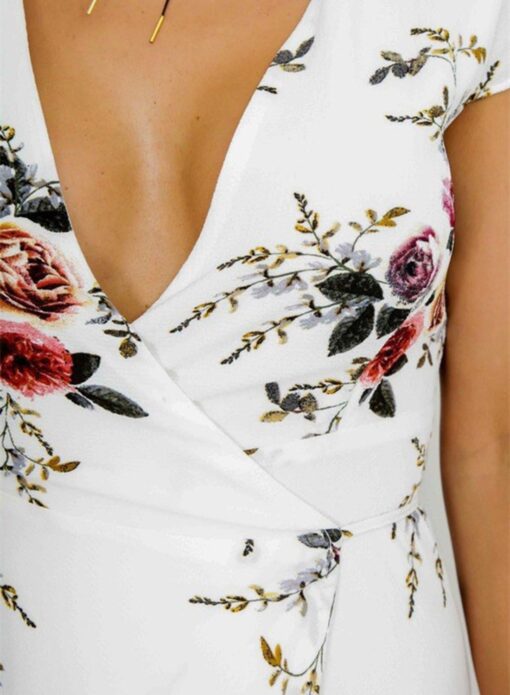 Robe Blanche Femme Boheme – Image 8