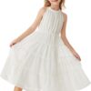 Robe Dentelle Blanche Enfant