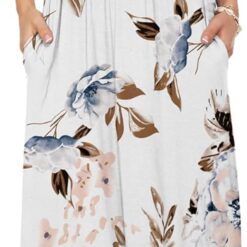 Robe Longue Blanche Fleurie Robe Longue Blanche Fleurie