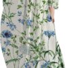 Robe Blanche Boheme Mi Longue