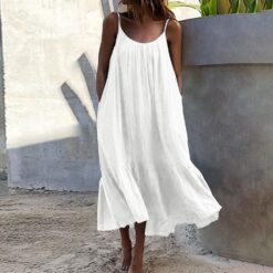 Robe Blanche Boheme Grande Taille image 7 | Soirée Blanche