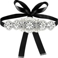 Ceinture de Mariée Fleurs en Cristal Ceinture de Mariée Fleurs en Cristal
