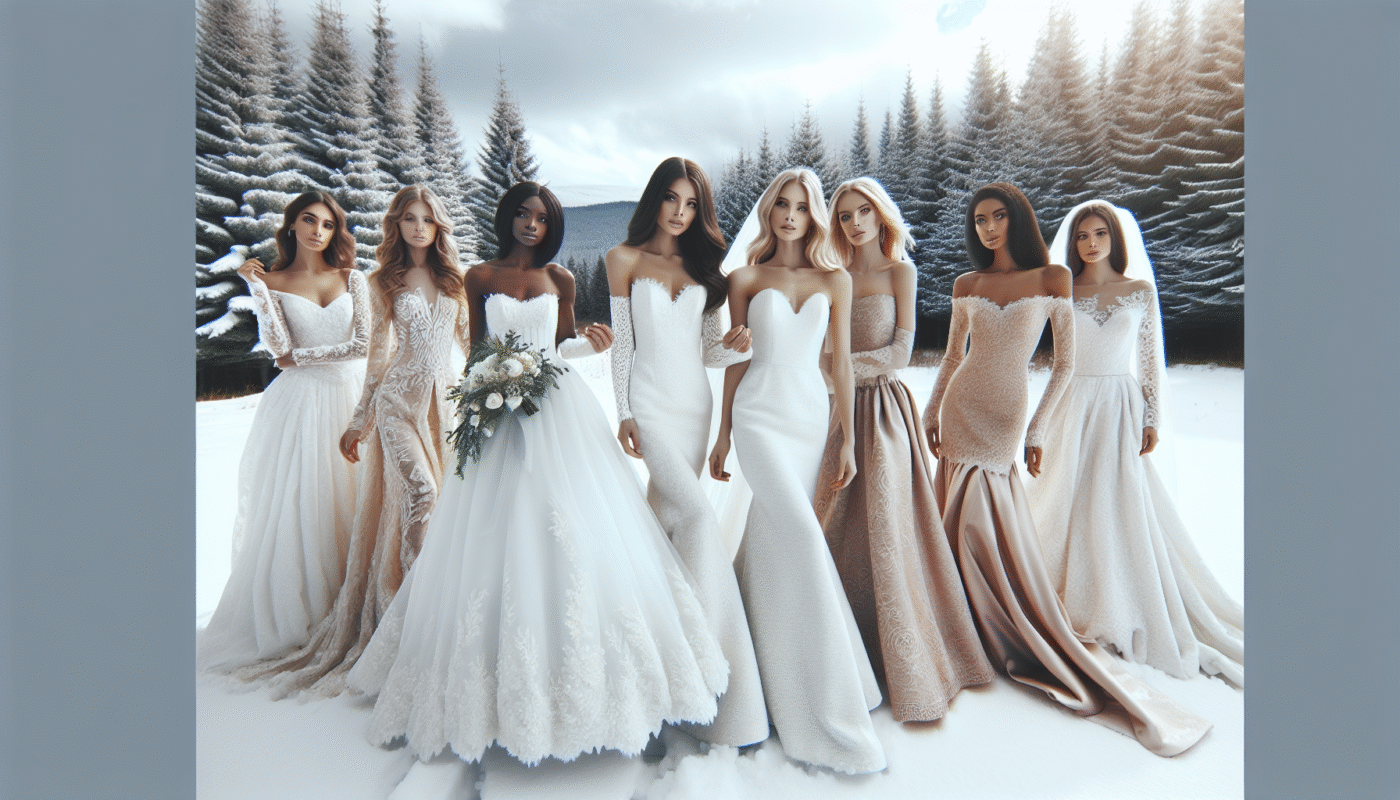Robes de mariée pour les mariages en hiver