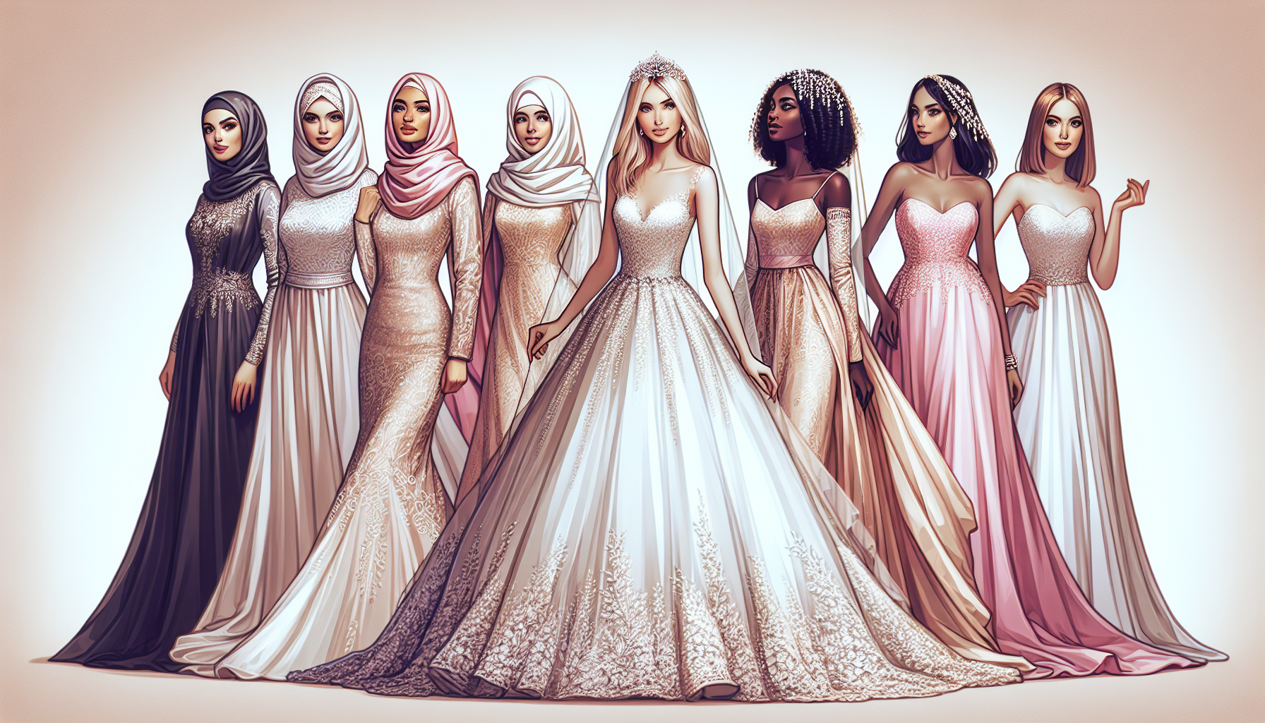 Robes de mariée pour les mariages en ville