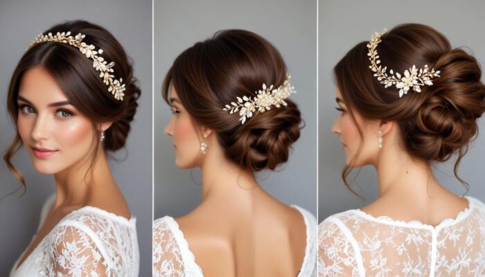 Les accessoires de cheveux indispensables pour les mariées