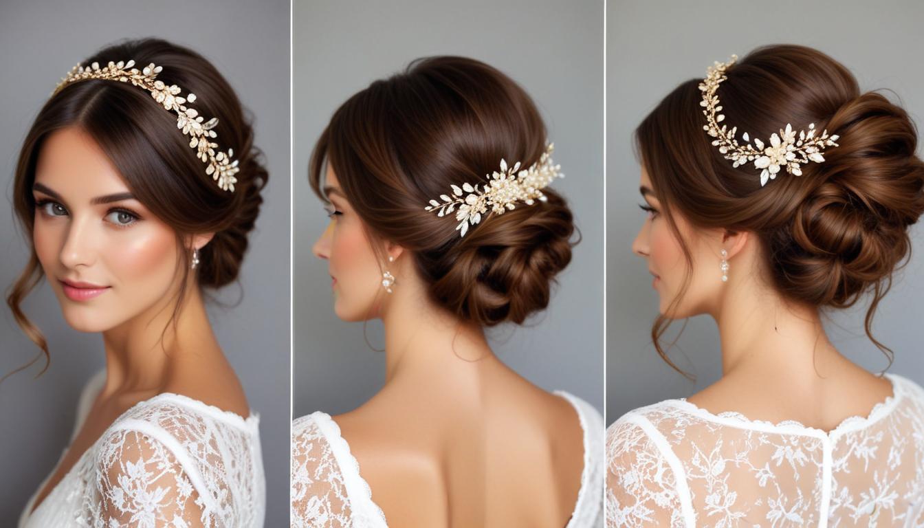 Les accessoires de cheveux indispensables pour les mariées