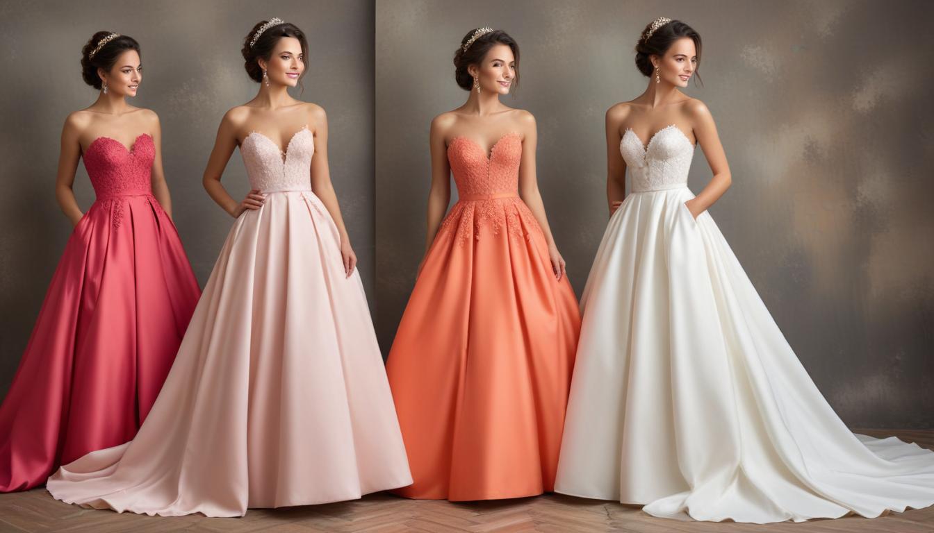 Les Robes de Mariée de Couleur : Osez l&rsquo;Originalité !