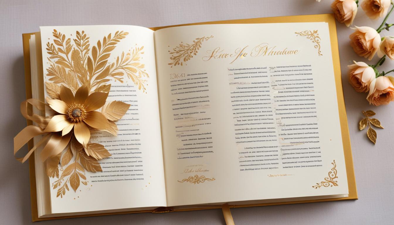 Livre d&rsquo;Or de Mariage : Comment Collecter les Messages de Vos Proches