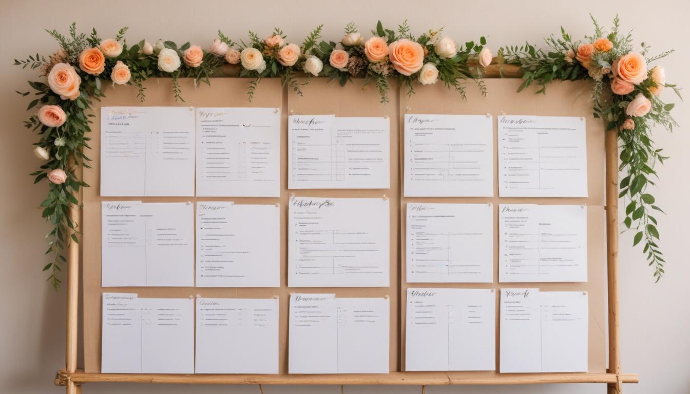 Planning de mariage mois par mois : que faire et quand ? image 1 | Soirée Blanche Planning de mariage mois par mois : que faire et quand ?