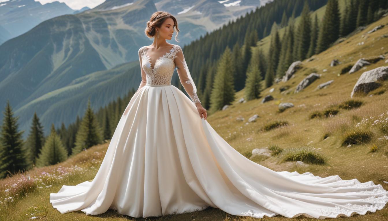 Robes de mariée pour les mariages à la montagne