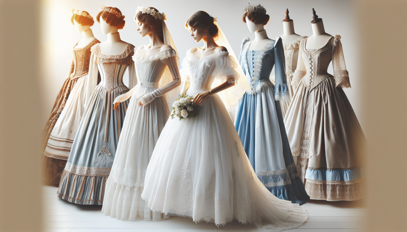 Robes de mariée pour les mariages à thème historique