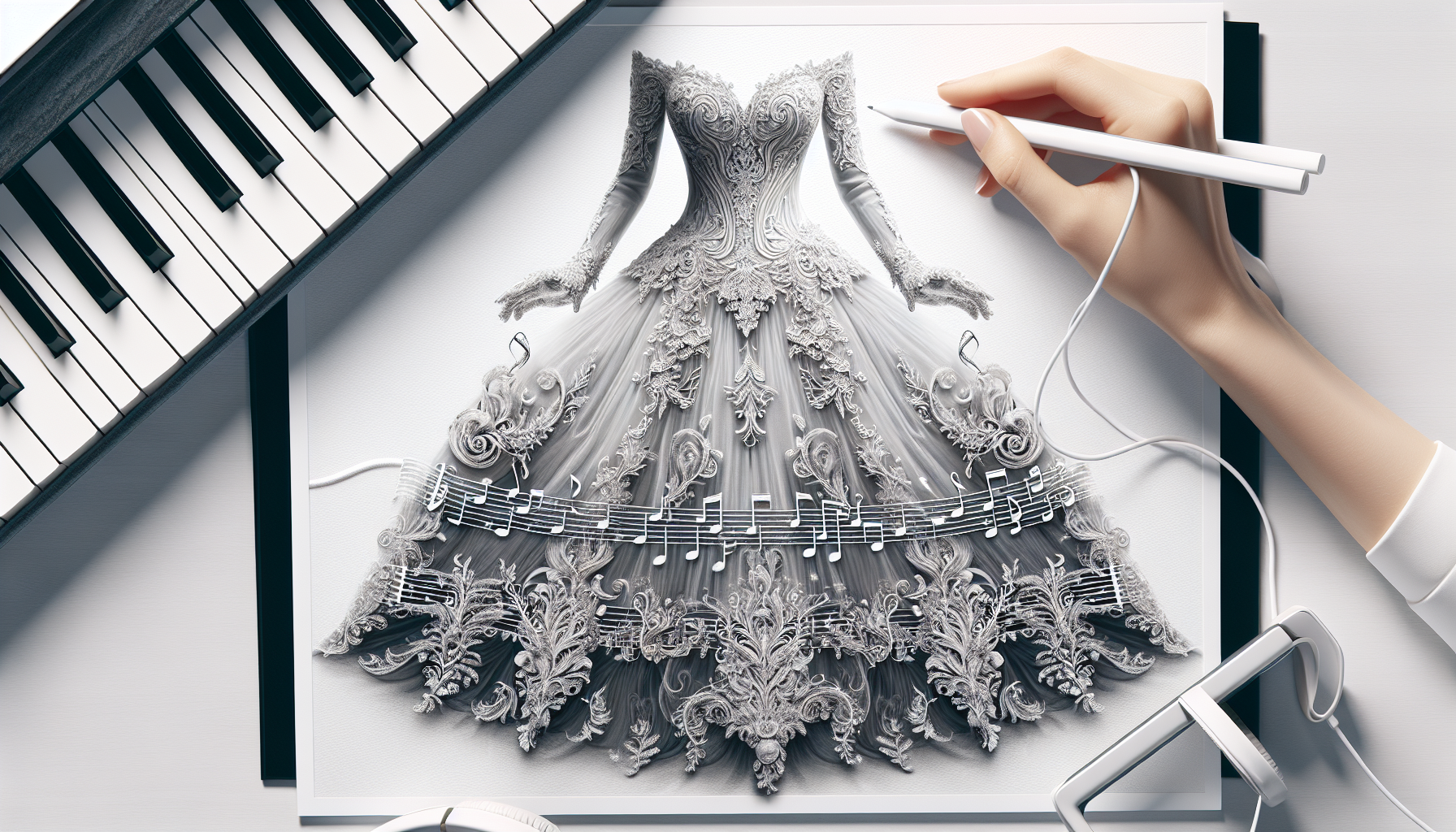 Robes de mariée pour les mariages à thème musical