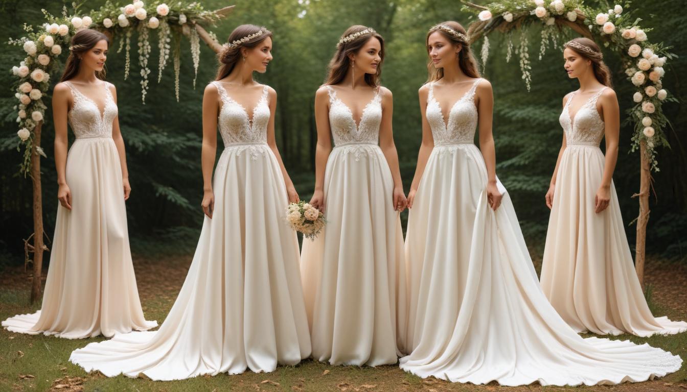 Robes de mariée pour les mariages à thème nature