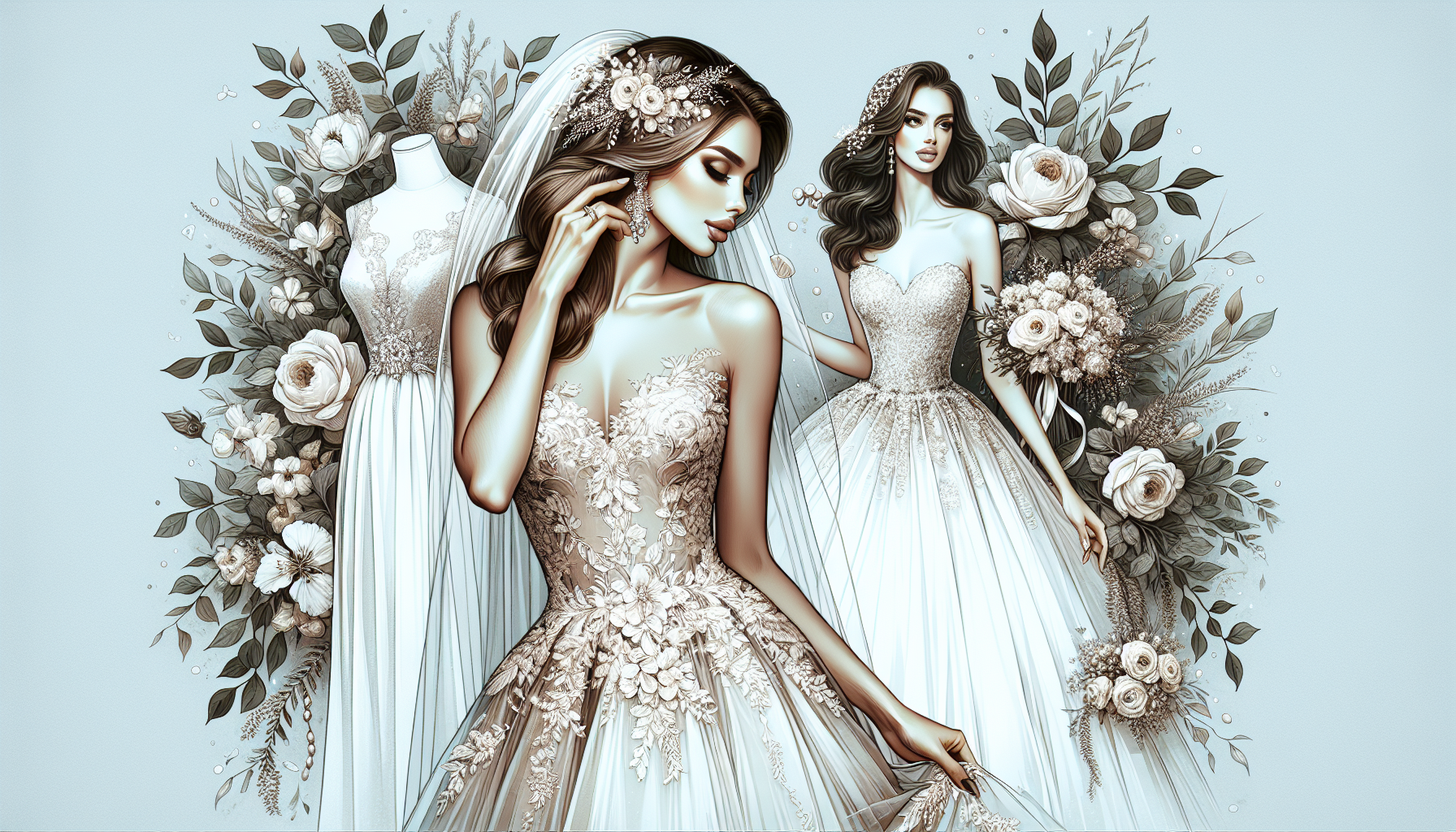 Robes de mariée pour les mariages glamour