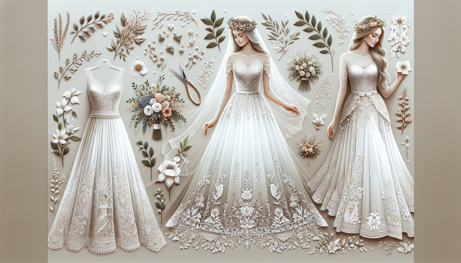 Robes de mariée pour les mariages traditionnels