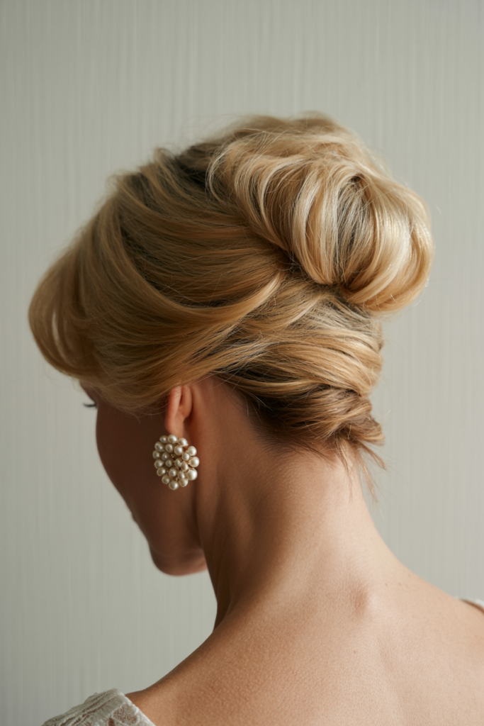 25 meilleures coiffures de mère de la mariée pour 2026 image 6 | Soirée Blanche Touche française