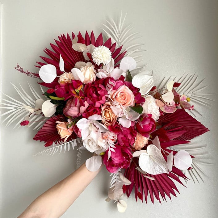 fleurs pour allée de mariage