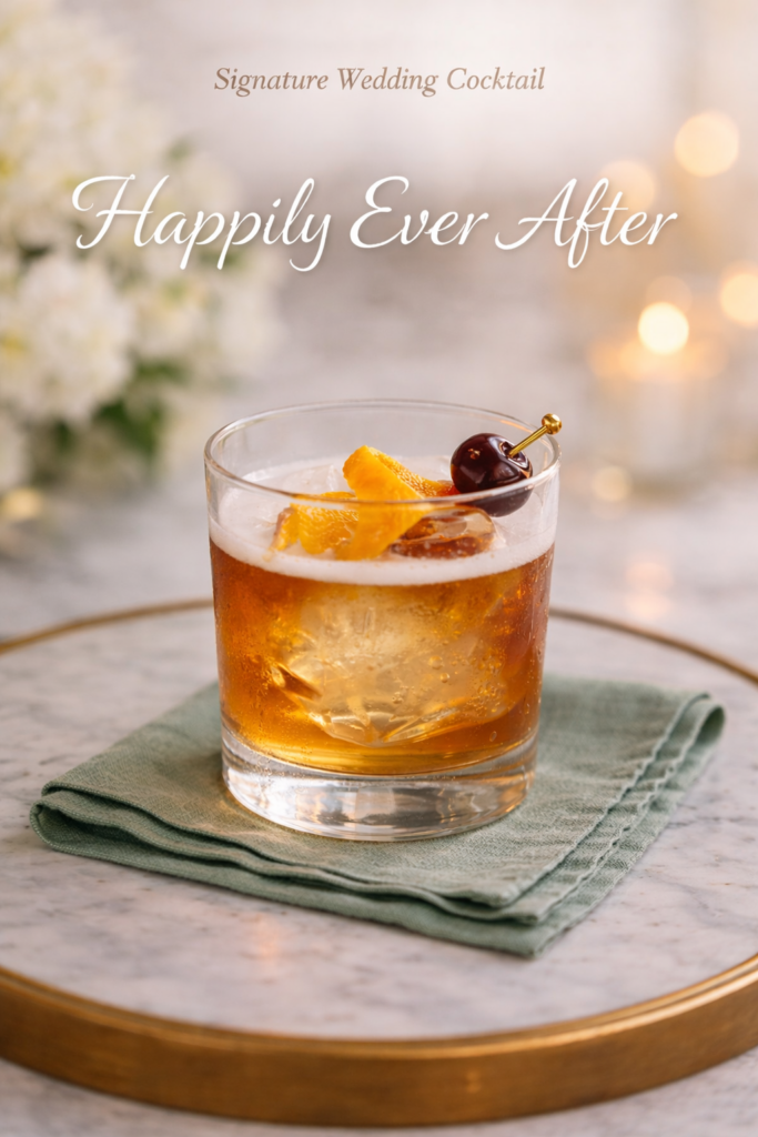 Les meilleurs cocktails de mariage signature à base de whisky image 2 | Soirée Blanche