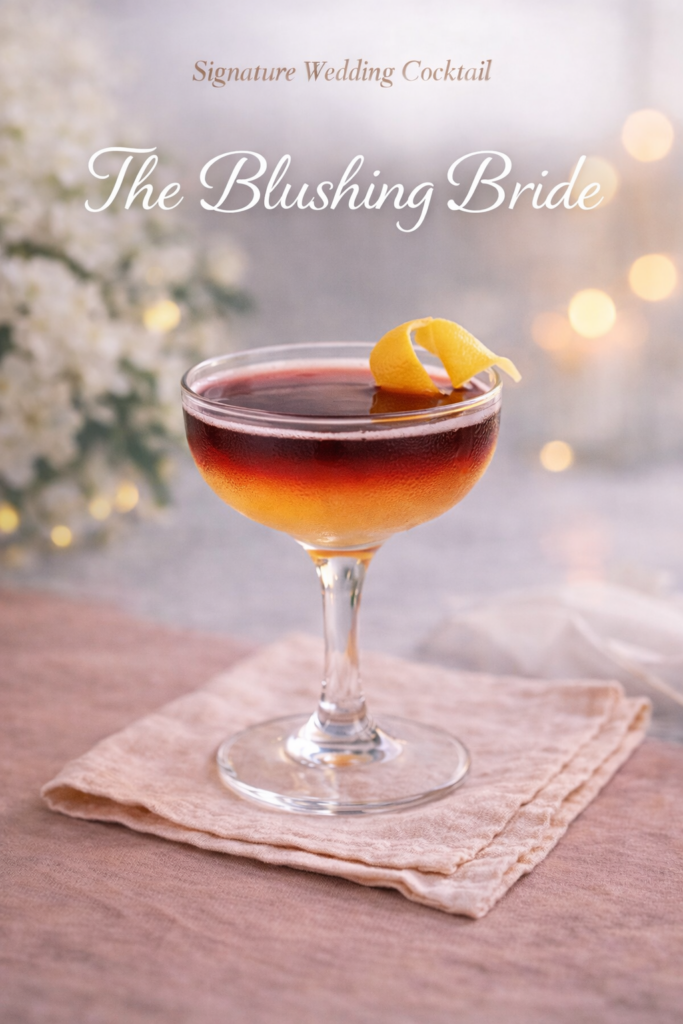 Les meilleurs cocktails de mariage signature à base de whisky image 38 | Soirée Blanche