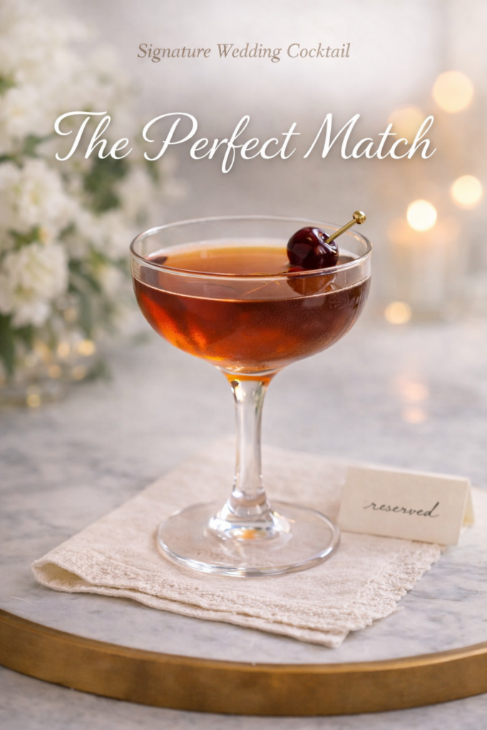 Les meilleurs cocktails de mariage signature à base de whisky image 14 | Soirée Blanche