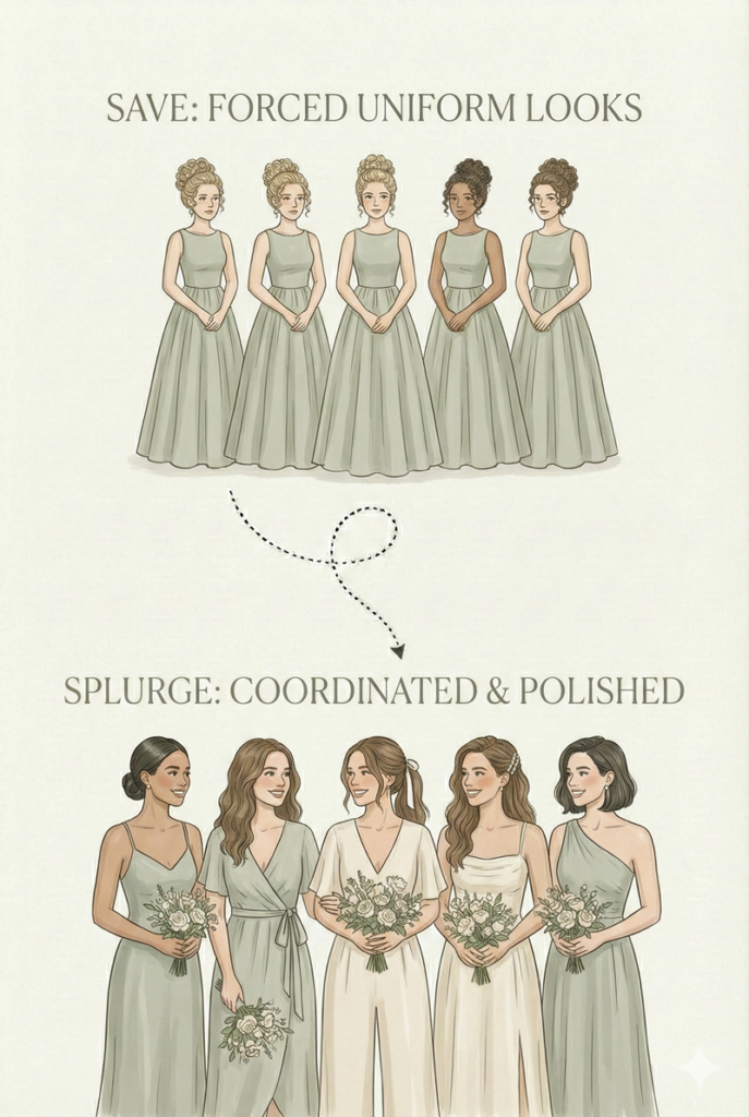 robes de demoiselle d'honneur pour mariage