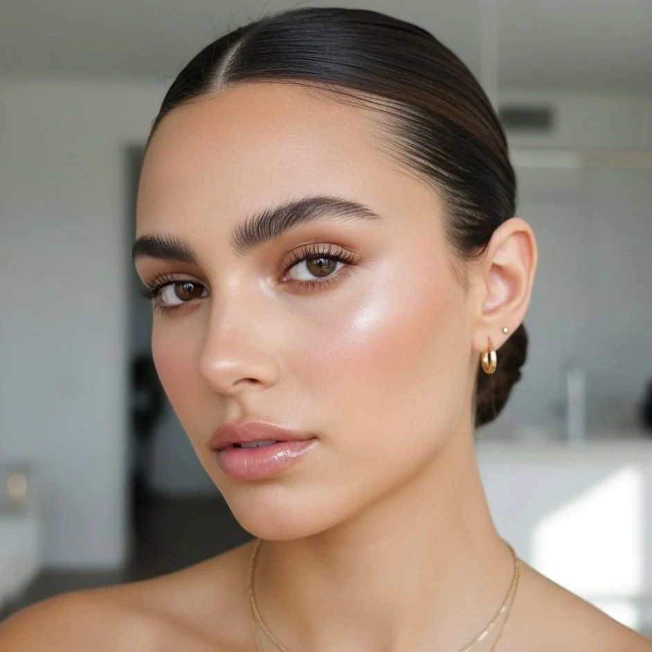 Mascara marron imperméable avec cils serrés