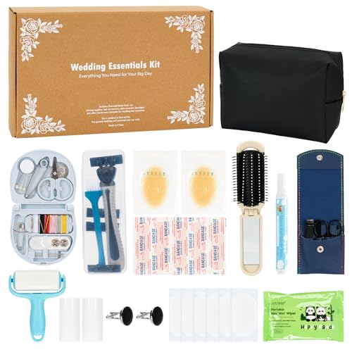 Conseils pour le jour du mariage pour le marié (de vrais mariés) image 3 | Soirée Blanche Kit d'urgence pour le jour du mariage du marié