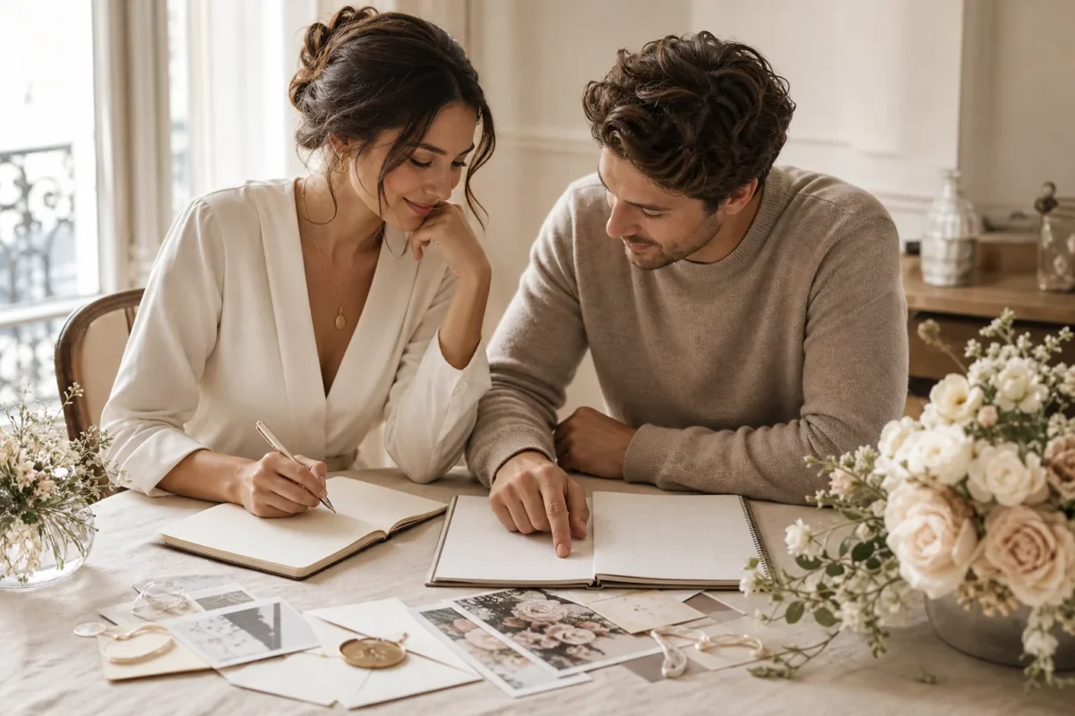 Préparatifs de mariage : répartir les actions et les échéances à deux
